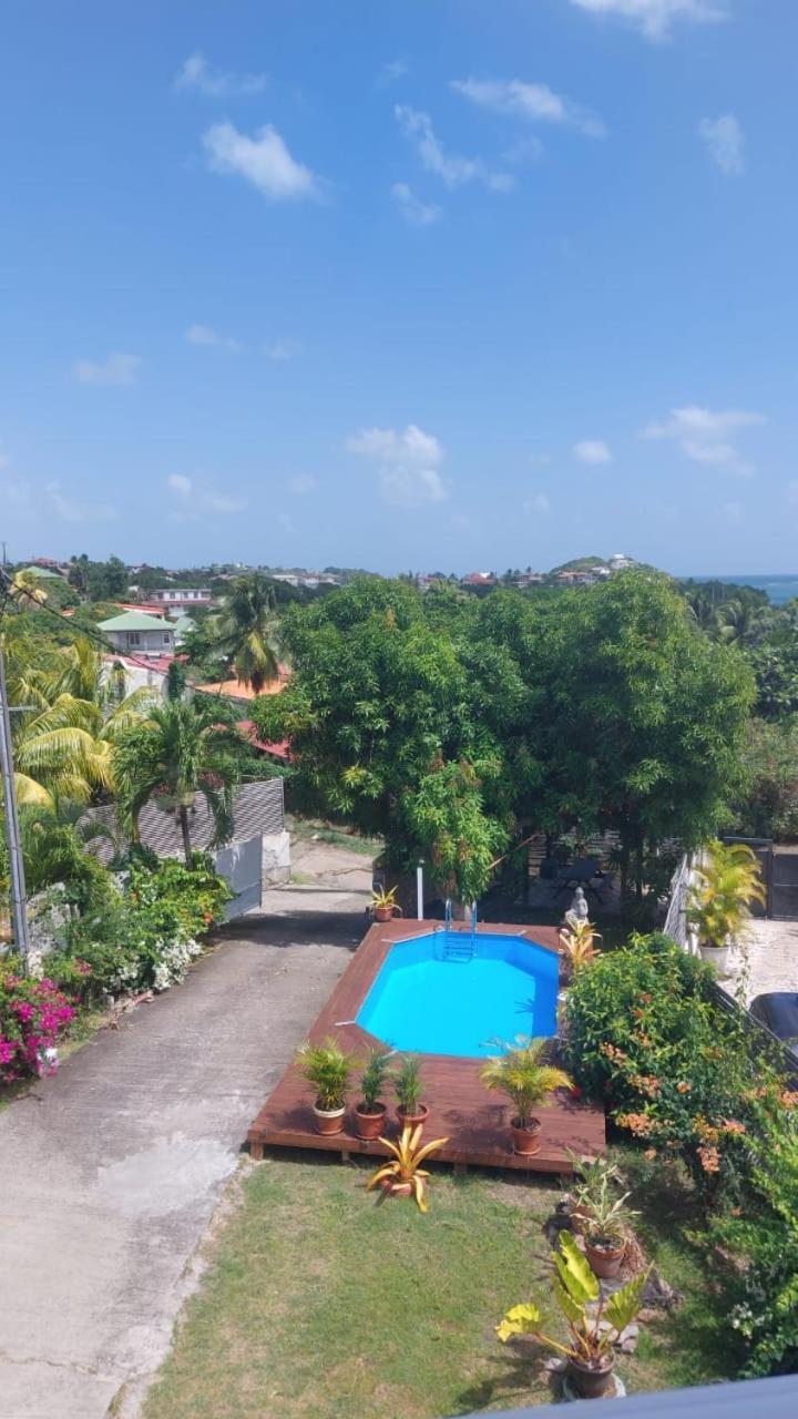F2 Vue Sur Mer La Villa Du Manguier Le Vauclin Luaran gambar