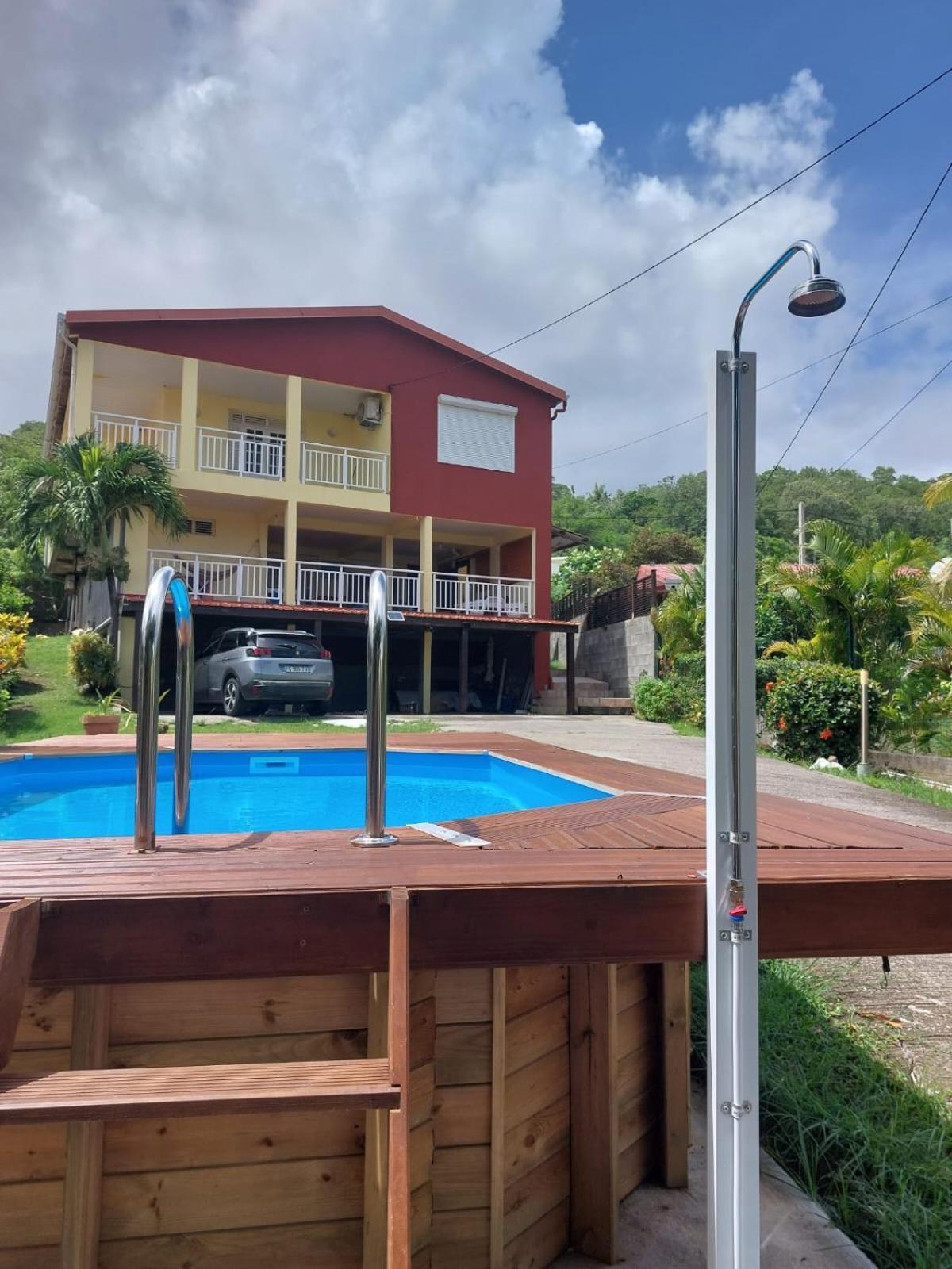 F2 Vue Sur Mer La Villa Du Manguier Le Vauclin Luaran gambar